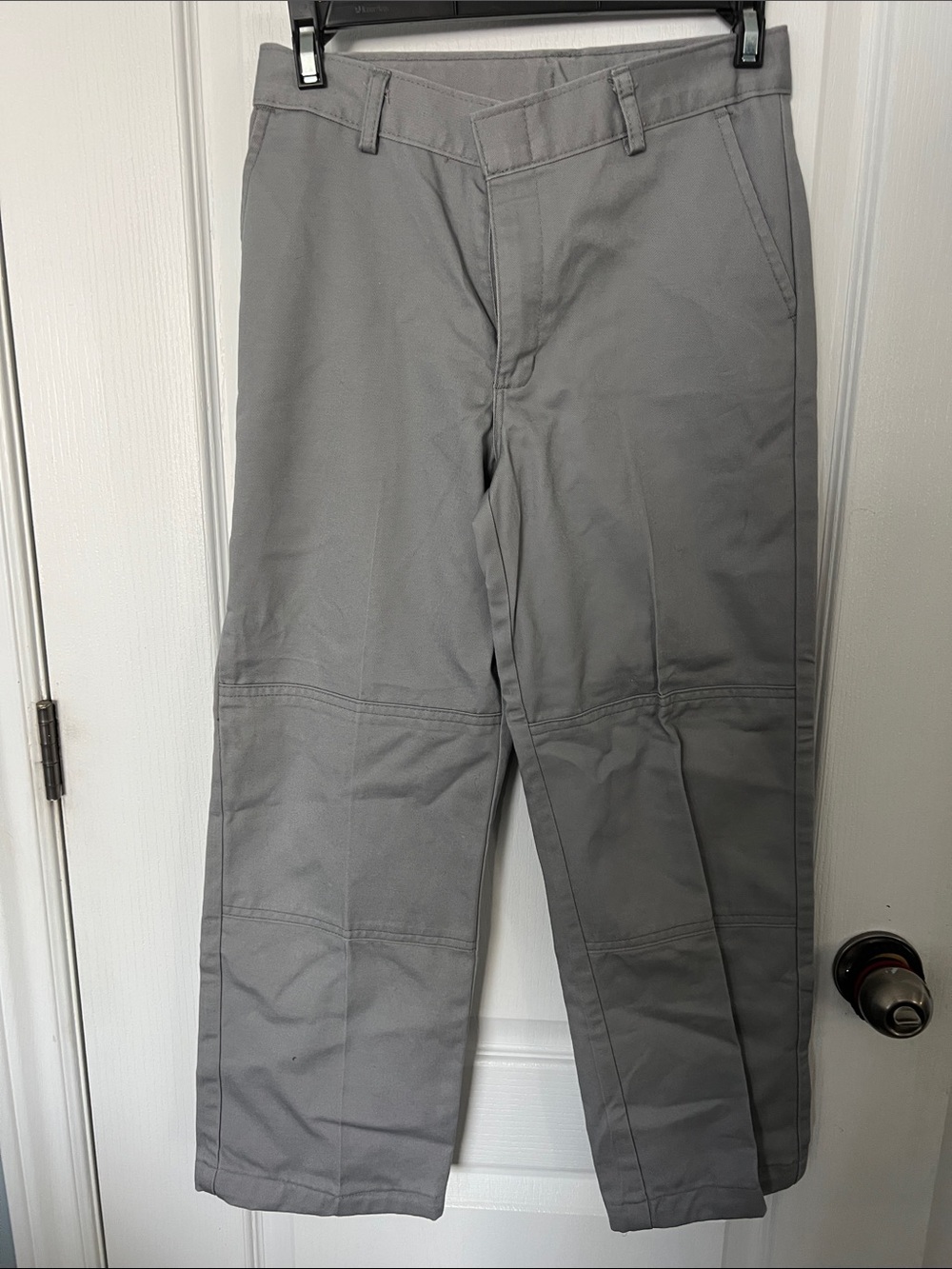 NEW (never worn) Dockers Boys Gray Cargo Pants - tags are off